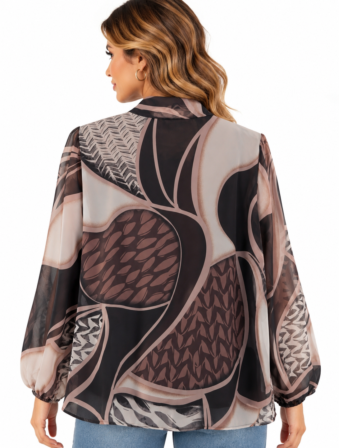 Blusa con nodo fantasia