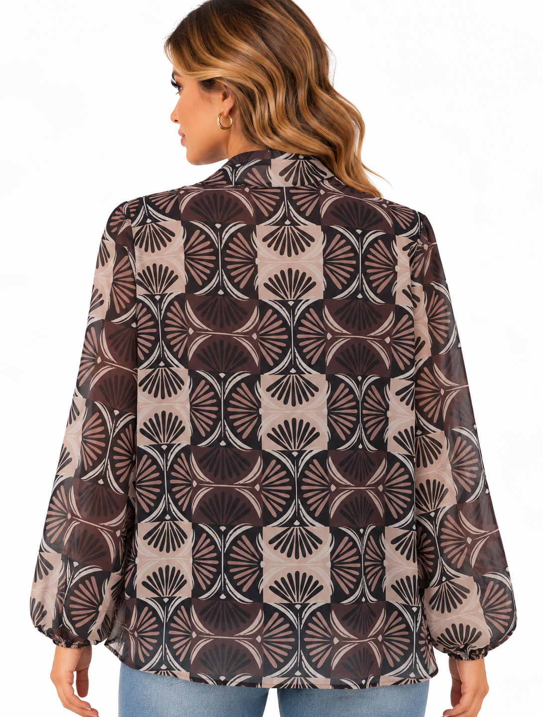 Blusa con nodo fantasia