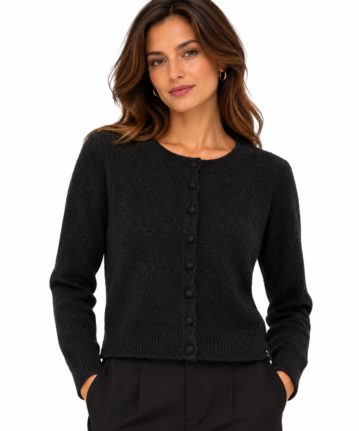 Cardigan misto lana