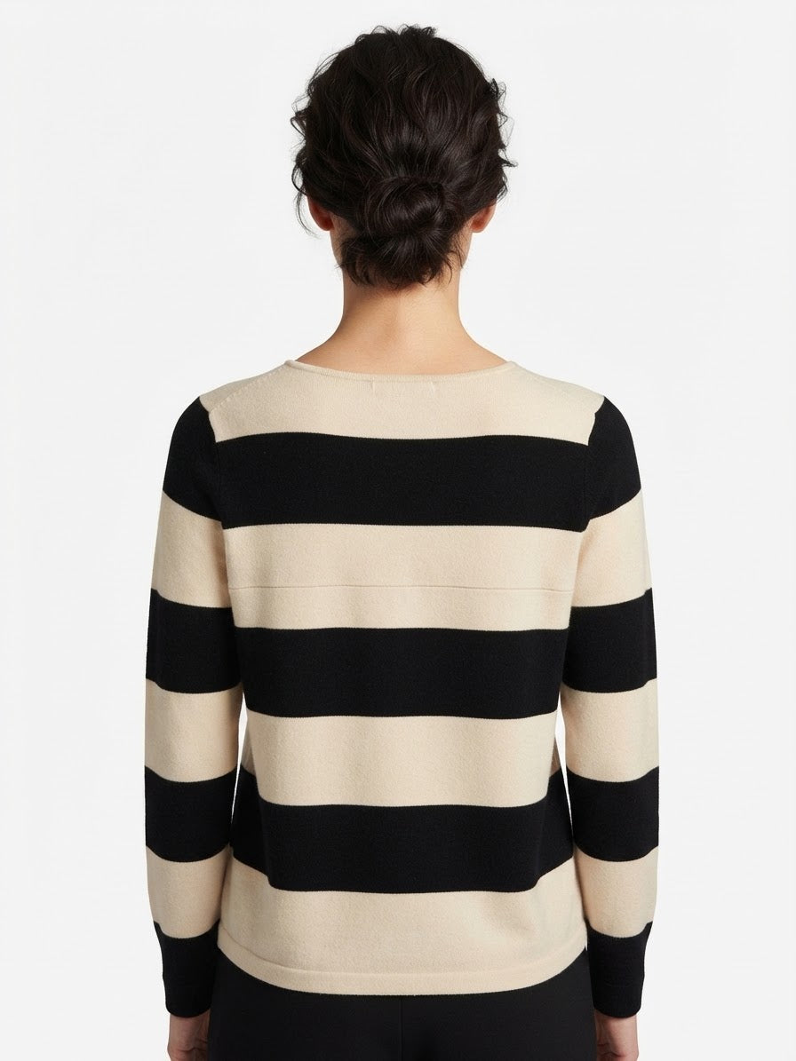 Cardigan a righe