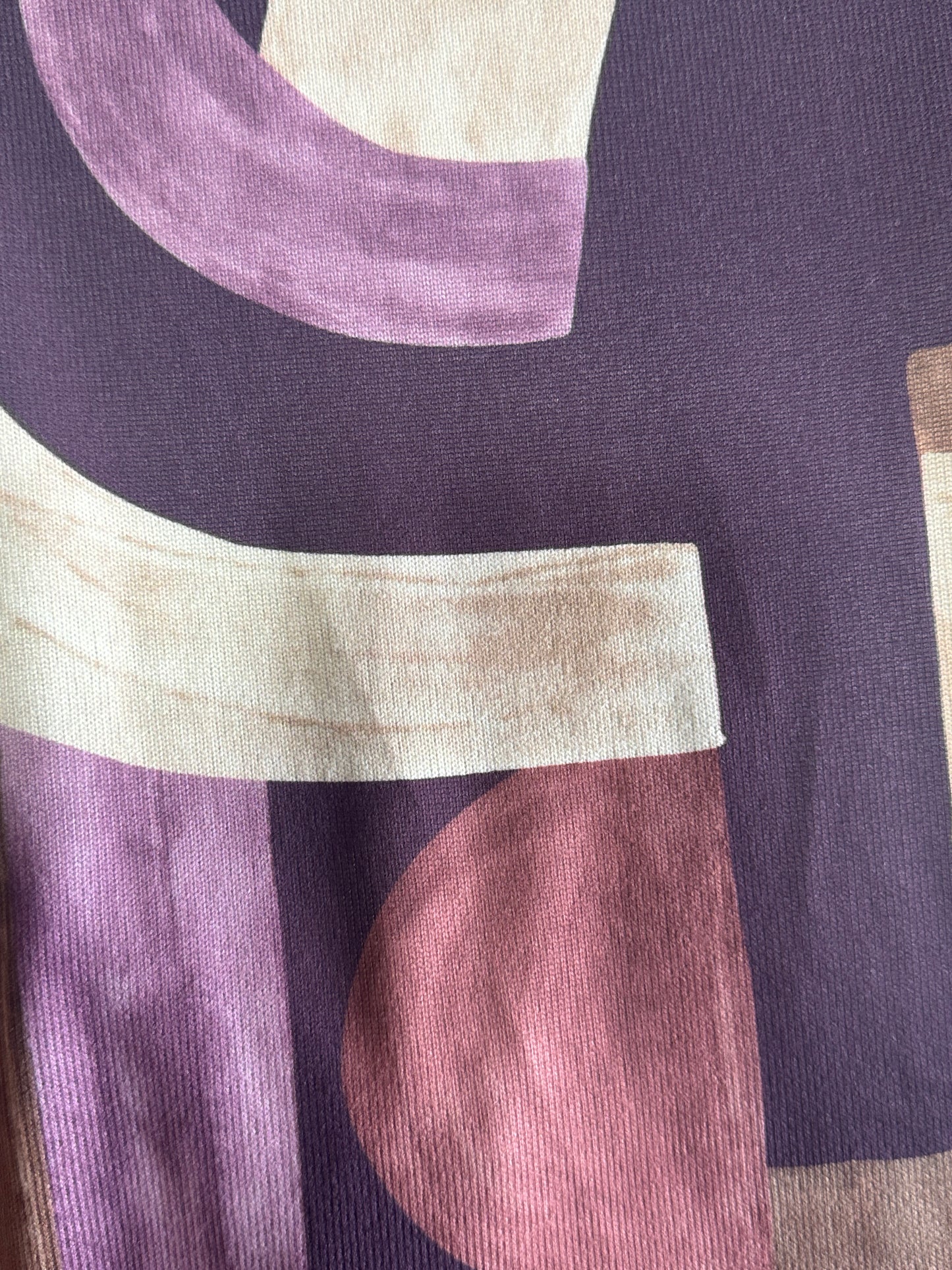 Maglia in viscosa fantasia geometrica