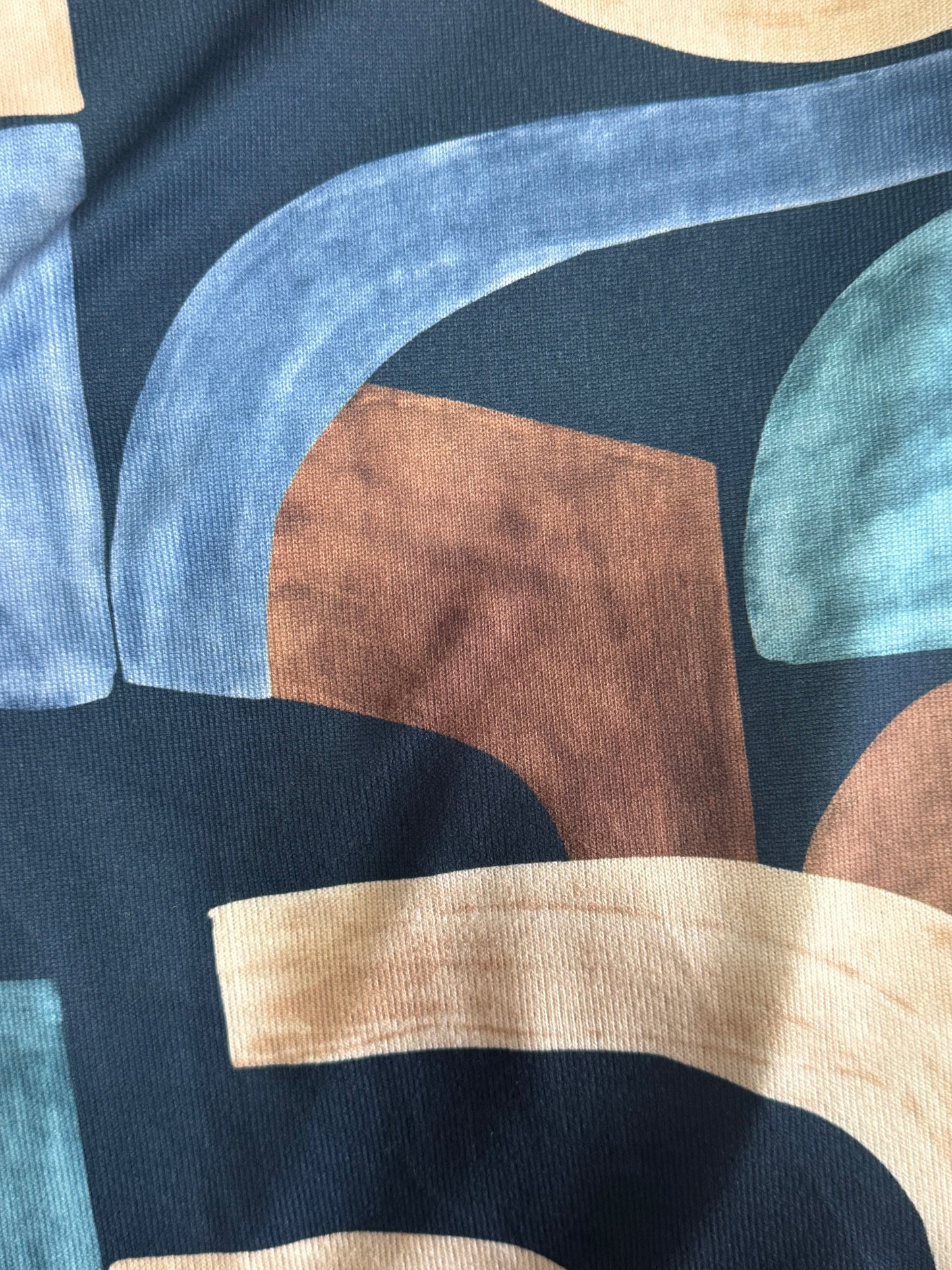 Maglia in viscosa fantasia geometrica
