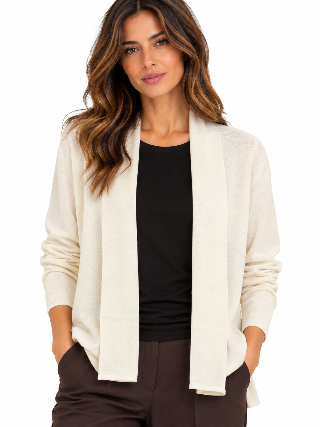 Cardigan in viscosa