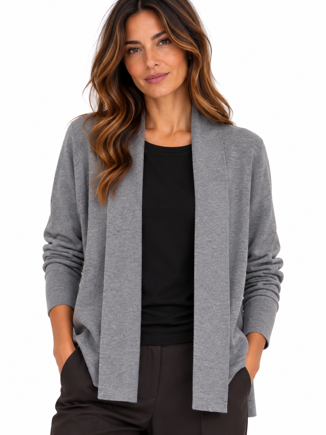 Cardigan in viscosa