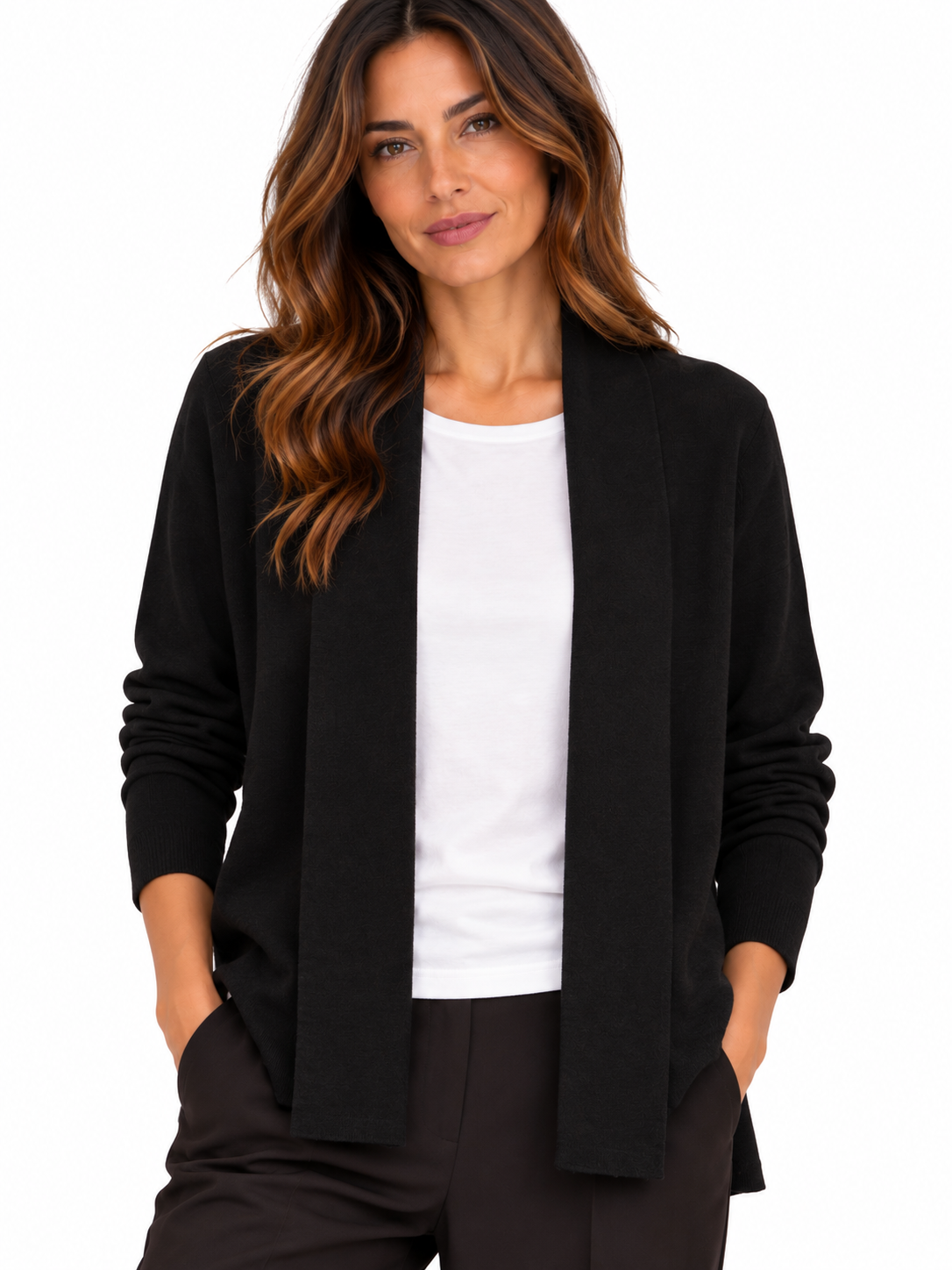 Cardigan in viscosa