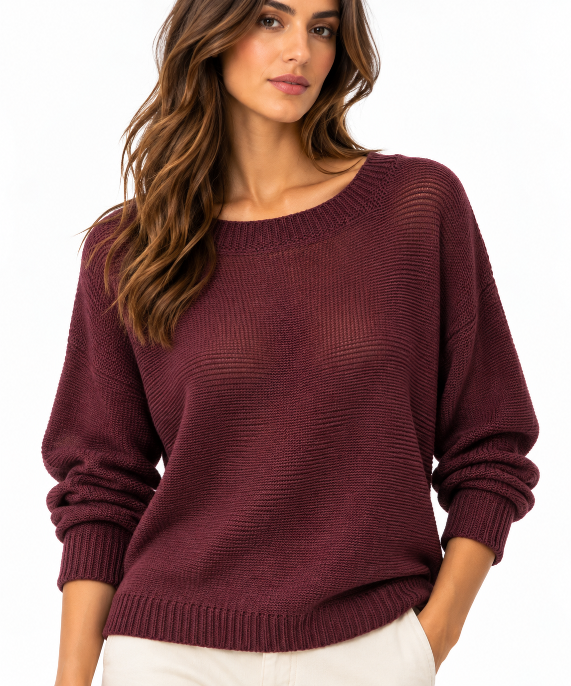 Maglia misto lana