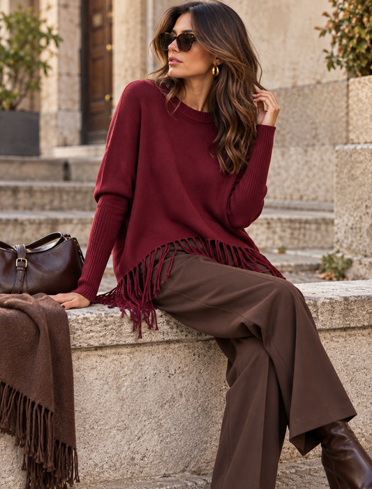 Maglia con frange