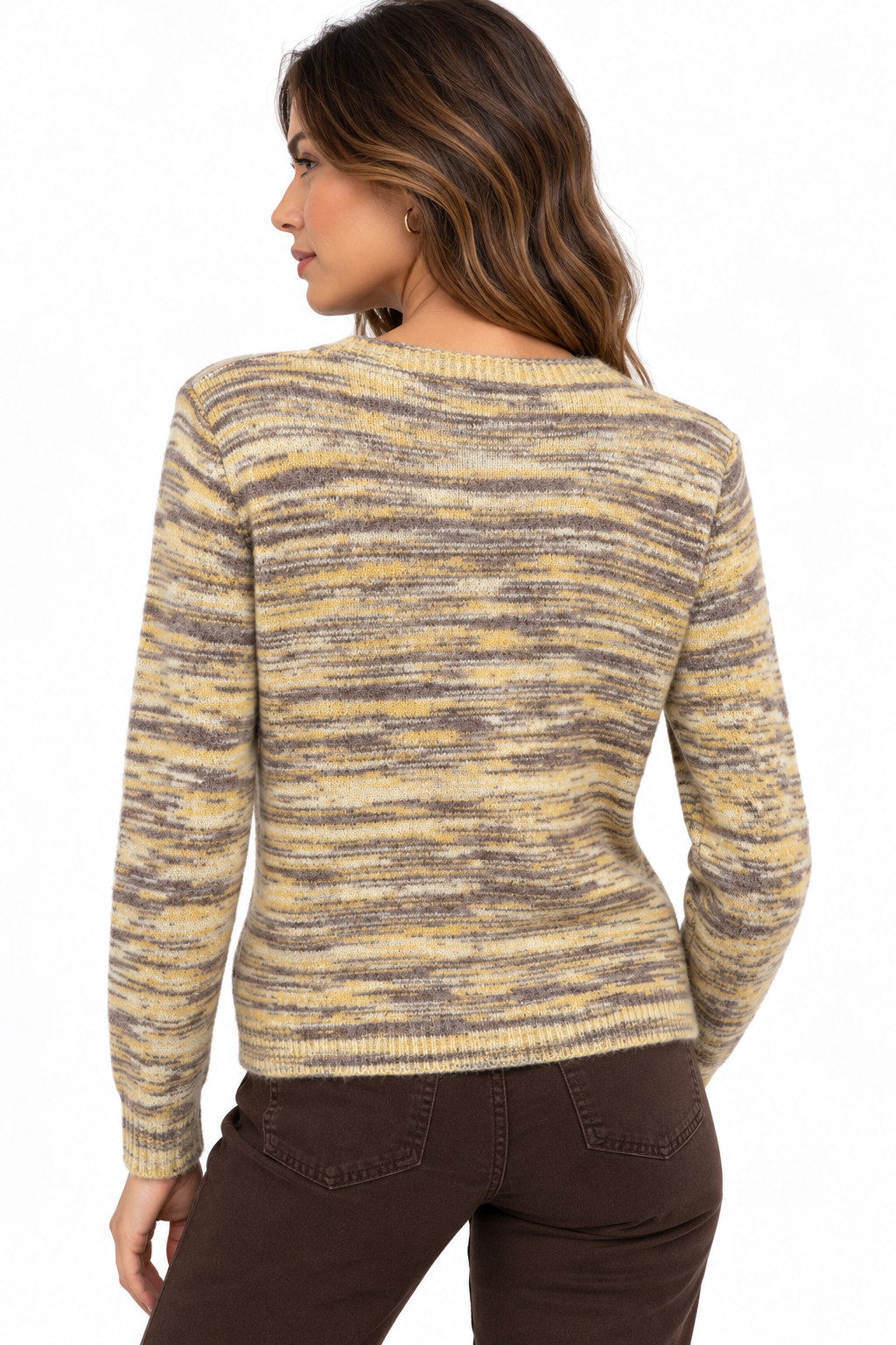 Maglia marmorizzata in lana